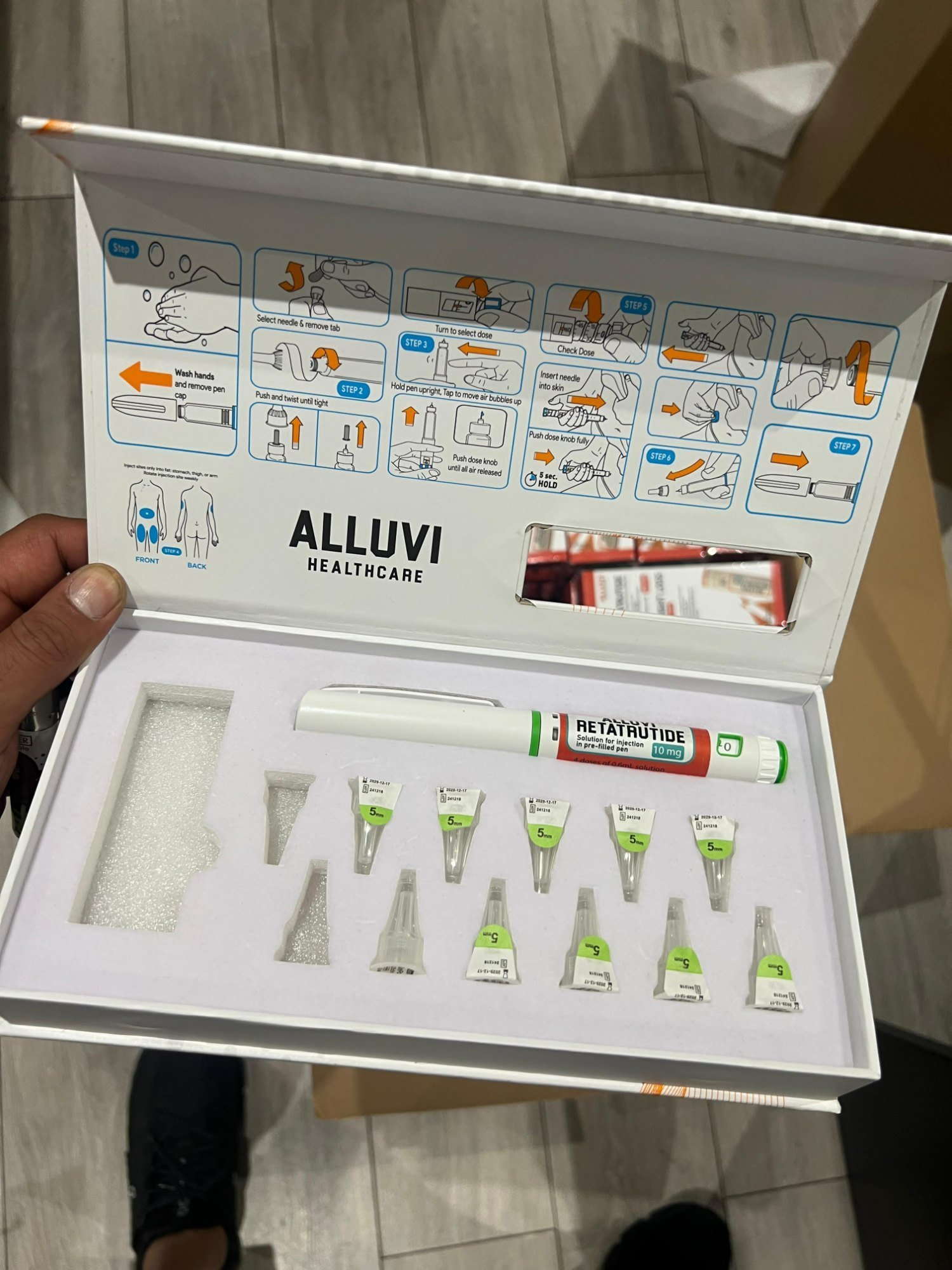 RETATRUTIDE 40MG PEN DEVICE WEIGHT LOSS,(Alluvi)